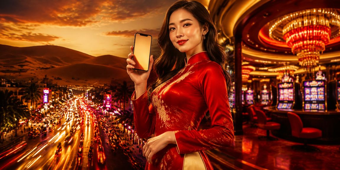 Bàn chơi Casino Live sắc nét trên nền tối sang trọng